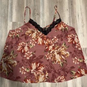 Torrid Size 2 Silky Mauve Tank With Adjustable Straps